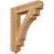 Ekena Millwork Merced Arts & Crafts Rough Sawn Bracket, Western Red Cedar, 6"W x 32"D x 38"H BKT06X32X38MRC03RWR - alternate 1